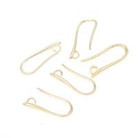 Brass Hook Earwire, gold color plated, DIY, nickel, lead & cadmium free Approx 