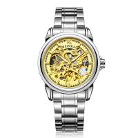 Men Wrist Watch, Zinc Alloy, with Glass & Stainless Steel, Chinese movement, plated, Life water resistant & for man 