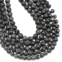 Labradorite Beads, Round, fashion jewelry & DIY black 