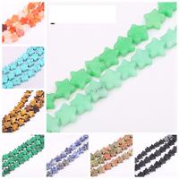 Mixed Gemstone Beads, Natural Stone, plated, random style & fashion jewelry, mixed colors, 12mm*12mm*5mm/20 beads 