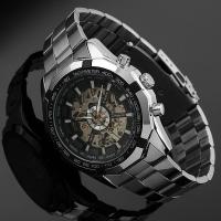 Bracelets de montre pour hommes, alliage de zinc, avec verre & acier inoxydable, mouvement chinoise, Placage, Résistant à l’eau de vie, plus de couleurs à choisir Vendu par PC