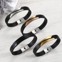Silicone Jewelry Bracelets, Stainless Steel, with Silicone, fashion jewelry & Unisex 