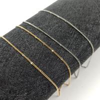 Zinc Alloy Necklace Chain, DIY Approx 45 cm 