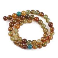 Natural Dragon Veins Agate Beads, Round, polished, DIY multi-colored 