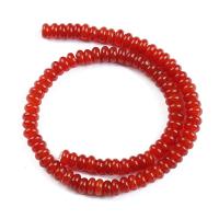 Natural Red Agate Beads, Abacus, polished, DIY red 