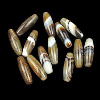 Natural Lace Agate Beads, Drum, fashion jewelry & DIY, coffee camouflage 301010pcsu3011 