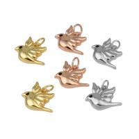Animal Brass Pendants, Dove, plated, DIY nickel, lead & cadmium free Approx 3mm, Approx 