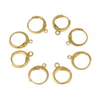 Brass Huggie Hoop Earring Finding, brass huggie hoop, Donut, plated nickel, lead & cadmium free Approx 1mm, Approx 