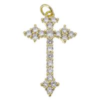 Cubic Zirconia Micro Pave Brass Pendant, Arrow, fashion jewelry & micro pave cubic zirconia & for woman Approx 3.5mm 