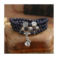 Gemstone Bracelets, Natural Stone, plated, fashion jewelry & for woman 