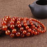 Red Agate Bracelets, plated, fashion jewelry & for woman 180mm 