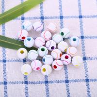 Solide Acryl Perlen, rund, DIY & Emaille, keine, 12mm, verkauft von Tasche