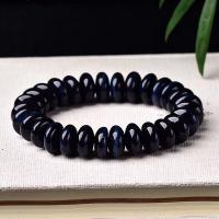 Tiger Eye Stone Bracelets, fashion jewelry & Unisex, dark blue, 19CM 