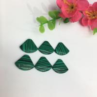 Синтетический-малахит кабошон, полированный, DIY, зеленый продается PC