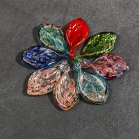 Colgantes de cristal de murano de plantas, chapado, Joyería & Bricolaje, más colores para la opción, Vendido por UD