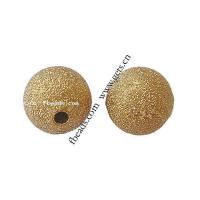 Brass Beads, Round, plated, seamless & stardust 4mm Approx 1.2mm 