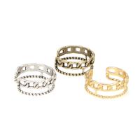 Brass Cuff Finger Ring, plated, fashion jewelry 8mm-10mm 