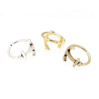 Brass Cuff Finger Ring, plated, fashion jewelry 16mmX21mm 