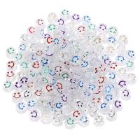 Acryl Schmuck Perlen, rund, Heißprägung, DIY, gemischte Farben, 10mm, 100PCs/Tasche, verkauft von Tasche
