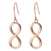 Titanium Steel Drop Earring, plated, for woman 21mm 