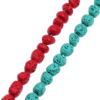 Las Perlas De Hematites Sin Magnético, Hematite, Irregular, más colores para la opción, 10x7x8mm, Vendido por Sarta