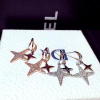 Zinc Alloy Rhinestone Drop Earring, Geometrical Pattern, plated, for woman & with rhinestone 