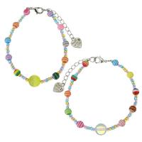 Bracelets Murano, chalumeau, bijoux de mode & pour femme, plus de couleurs à choisir, 10mm,6mm pouce, 1 pouce, Vendu par brin