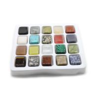 Natural Stone Sipping Ice Stones,  Square, polished, 20 pieces & durable 