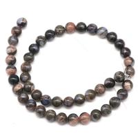 Glaucophane Beads, Round, polished, DIY 