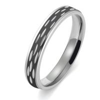 Titanium Steel Finger Ring, plated, fashion jewelry & for man 4mm 