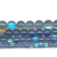 Abalorios de Cristal Esféricos, pulido, Bricolaje & diverso tamaño para la opción, Montana, Vendido por Sarta