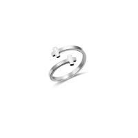 Titanium Steel Finger Ring, plated, Unisex & with letter pattern US Ring 