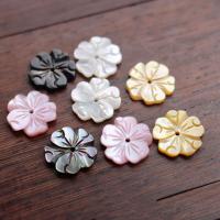 Shell Hair Accessories DIY Findings, Flower, polished 15mm 
