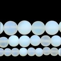 Meer Opal Perlen Schmuck, rund, DIY & verschiedene Größen vorhanden & satiniert, verkauft von Strang