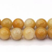perles en Jade jaune, jaune de jade, Placage, bijoux de mode & DIY & normes différentes pour le choix, plus de couleurs à choisir, Vendu par PC