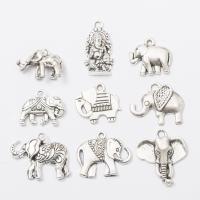 Zinc Alloy Animal Pendants, plated, fashion jewelry & DIY 