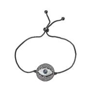 Evil Eye Schmuck Armband, Messing, Modeschmuck & mit Strass, keine, verkauft von Strang