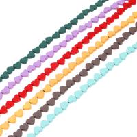 Las Perlas De Hematites Sin Magnético, Hematite, Corazón, diferente color y patrón para la elección, más colores para la opción, Vendido por Sarta