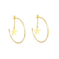 Stainless Steel Stud Earring, fashion jewelry & for woman, gold 