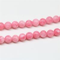 Pink Calcedony Beads, Round, polished, DIY 