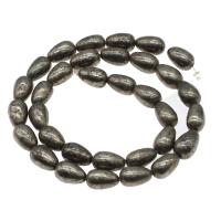 Las Perlas De Hematites Sin Magnético, Hematite, Gota, 12x7mm, Vendido por Sarta