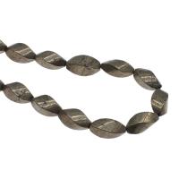 Las Perlas De Hematites Sin Magnético, Hematite, trenzado, 21x10mm, Vendido por Sarta
