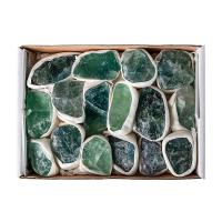 Green Fluorite Decoration, with paper box, durable, green 
