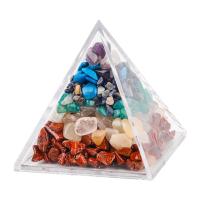 Природный камень Декоративные украшения, с Акрил, пирамида, Устойчивого & разный размер для выбора, разноцветный, продается PC