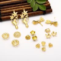 Composants de bijoux en laiton, Placage, bijoux de mode & DIY & styles différents pour le choix, doré, Vendu par PC