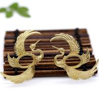 Brass Hair Accessories DIY Findings, plated, fashion jewelry, yellow 