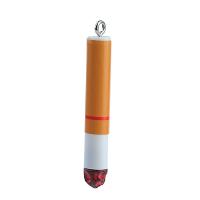 Resin Jewelry Pendant, cigarette, mixed colors 
