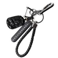 Zinklegierung Schlüssel Verschluss, Obsidian, mit PU Leder & Zinklegierung, Turm, unisex, keine, 45.2cm,95cm, verkauft von PC