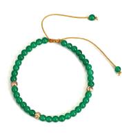 Agate Bracelets en vert, agate verte, bijoux de mode & pour femme, 16-28cm, Vendu par brin