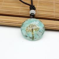 Gemstone Jewelry Pendant, Synthetic Resin, with Natural Gravel, fashion jewelry 